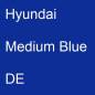 Preview: Hyundai, Medium Blue, DE.